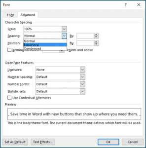 How To Fix Character Spacing In Justified Text In Microsoft Word